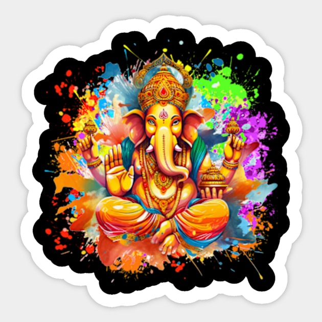 Holi Color Festival, Hindu Holi Festival, Hindu Festival Of Colors, Holi Indian Color Spring Sticker by CrosbyD